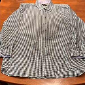 Jack Lipson Signature Checkered Button-Up Shirt, 18.5